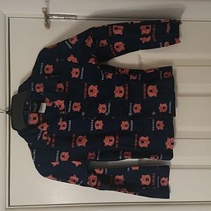 Vintage Auburn tigers pajama shirt Boys size 8-10